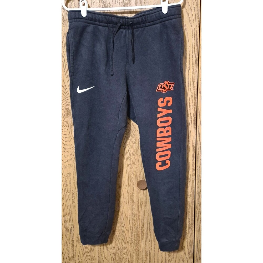 Nike Women's Oklahoma State University Cowboys Charcoal Orange Sweatpants Sz M